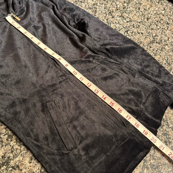 Bus Stop Los Angeles velour black track suit NWT S - Picture 12 of 13